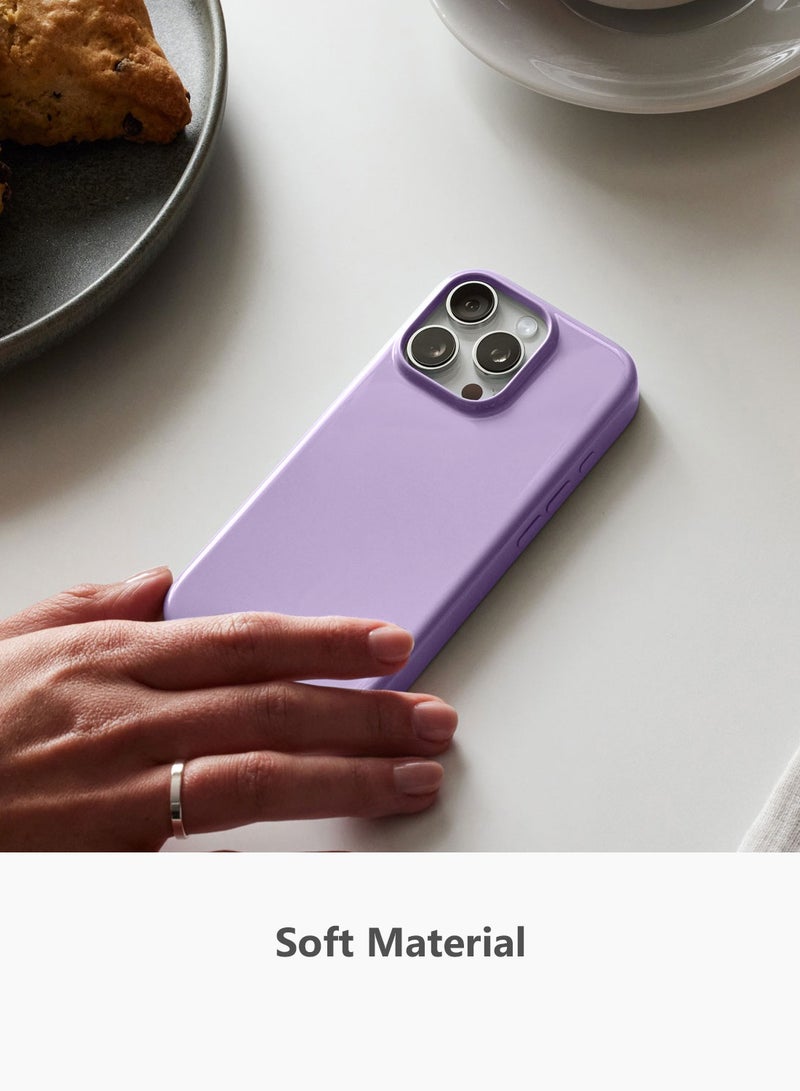 دبليو تيك ابل ايفون 16 برو ماكس 5 جي 2025 سوبر سليم ، نحيف مثل الغلاف الصلب للكمبيوتر الشخصي Magsafe ، غطاء حافظة حماية زاوية الشفاه المزروعة (MCMPMN) - بنفسجي فاتح - Image 2