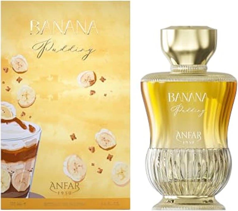 Anfar Banana Pudding Eau de Parfum 100ml – Long Lasting Women’s Gourmand Perfume with Banana, Vanilla & Coconut - Image 2