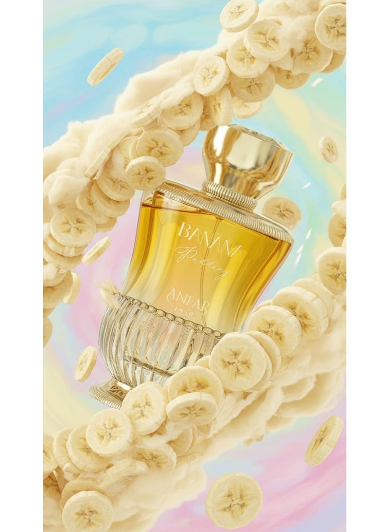 Anfar Banana Pudding Eau de Parfum 100ml – Long Lasting Women’s Gourmand Perfume with Banana, Vanilla & Coconut - Image 4