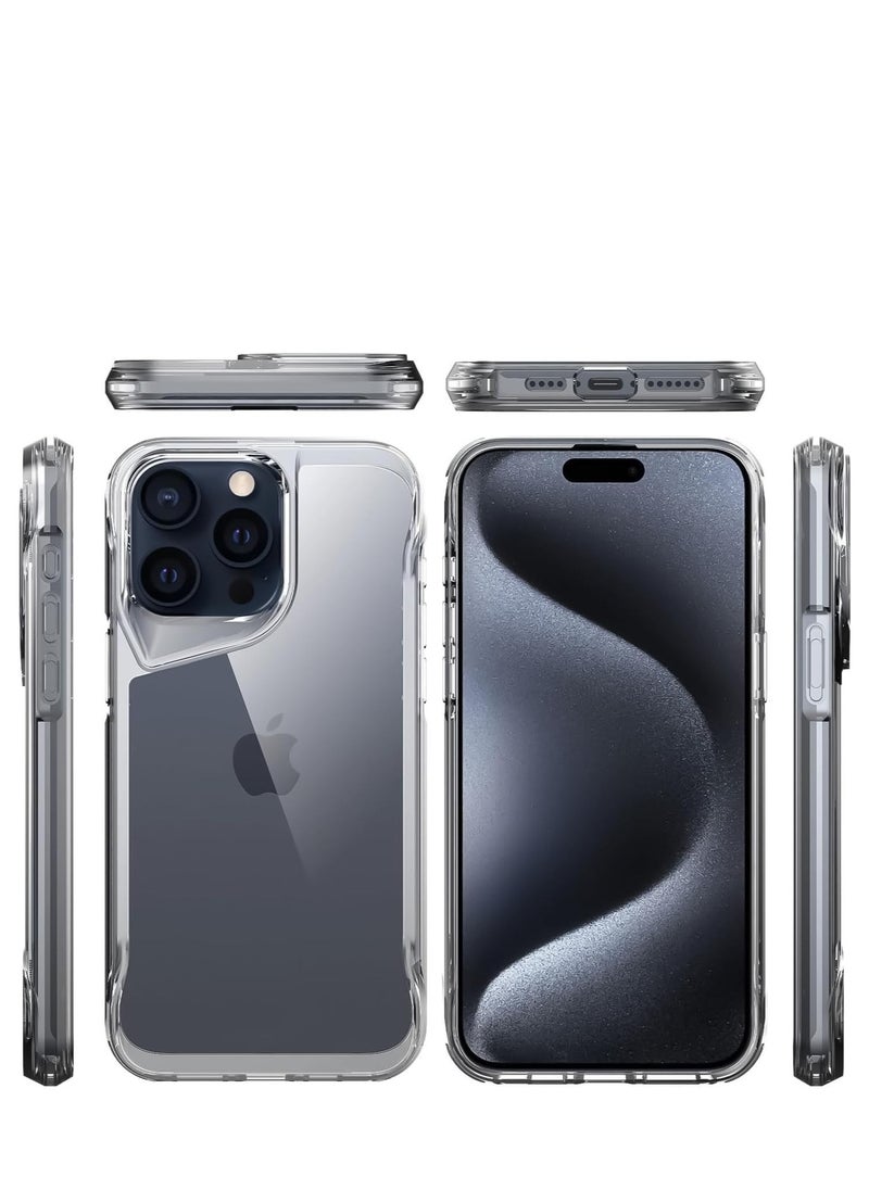 جيرفور جراب Gear4 Crystal Palace متوافق مع هاتف iPhone 14 Pro Max مقاس 6.7 بوصة، حماية متقدمة من الصدمات مع التكنولوجيا، مضاد للاصفرار، غطاء هاتف - شفاف  - Image 2