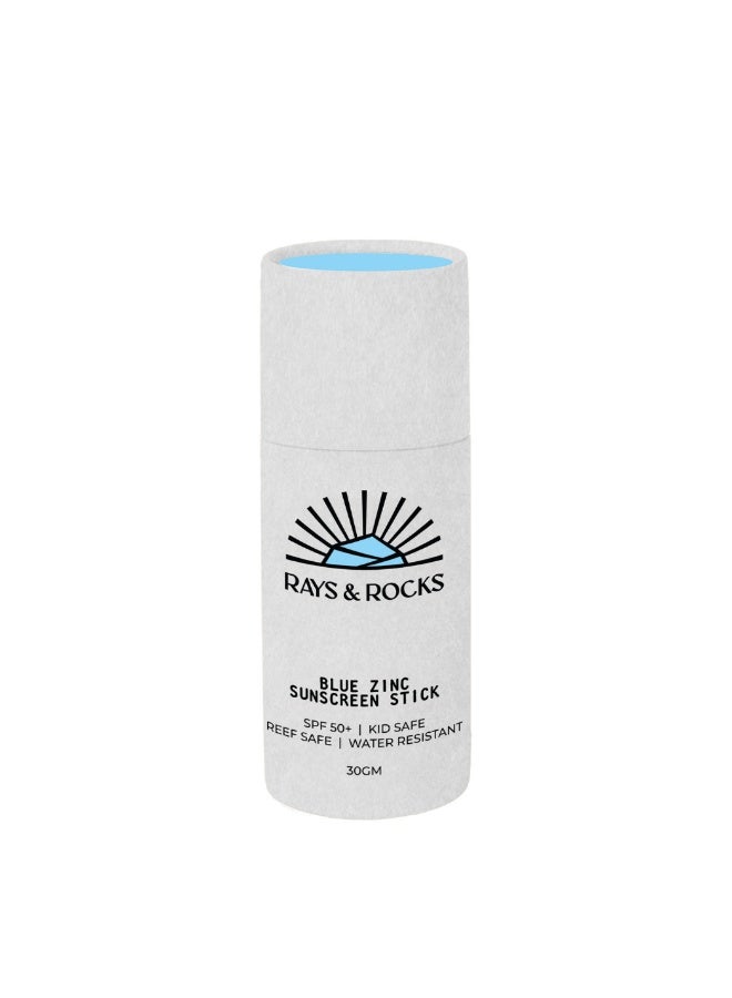 Rays & Rocks Sunscreen Zinc Stick - 30gm - Blue - Image 1