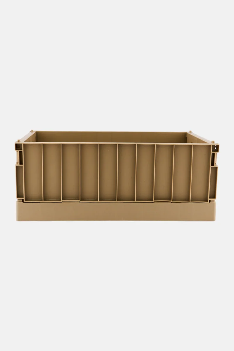 موي موتشو Small Foldable Storage Box 12 H x 29,5 L x 21 W cm, Tan