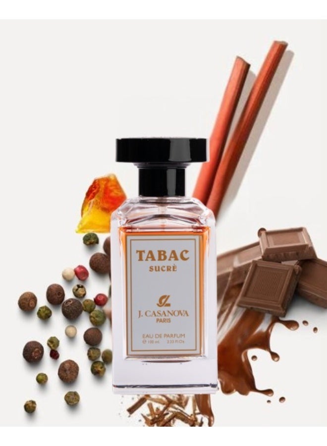 جيه كازانوفا J. كزانوفا عطر تاباك سوكر او دي بارفان 100 مل، للجنسين - Image 4
