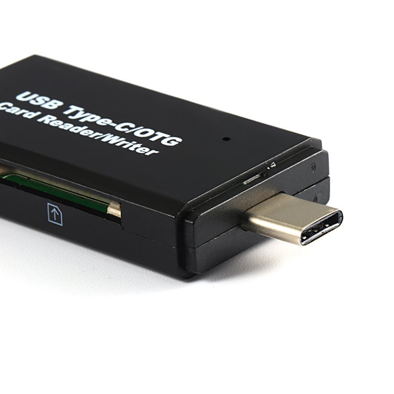 Card Reader Portable USB 3 In 1 Memory Card Adapter for TF Card Type-C USB Micro USB Card Reader Writer Compatible with PC Laptop - Image 3
