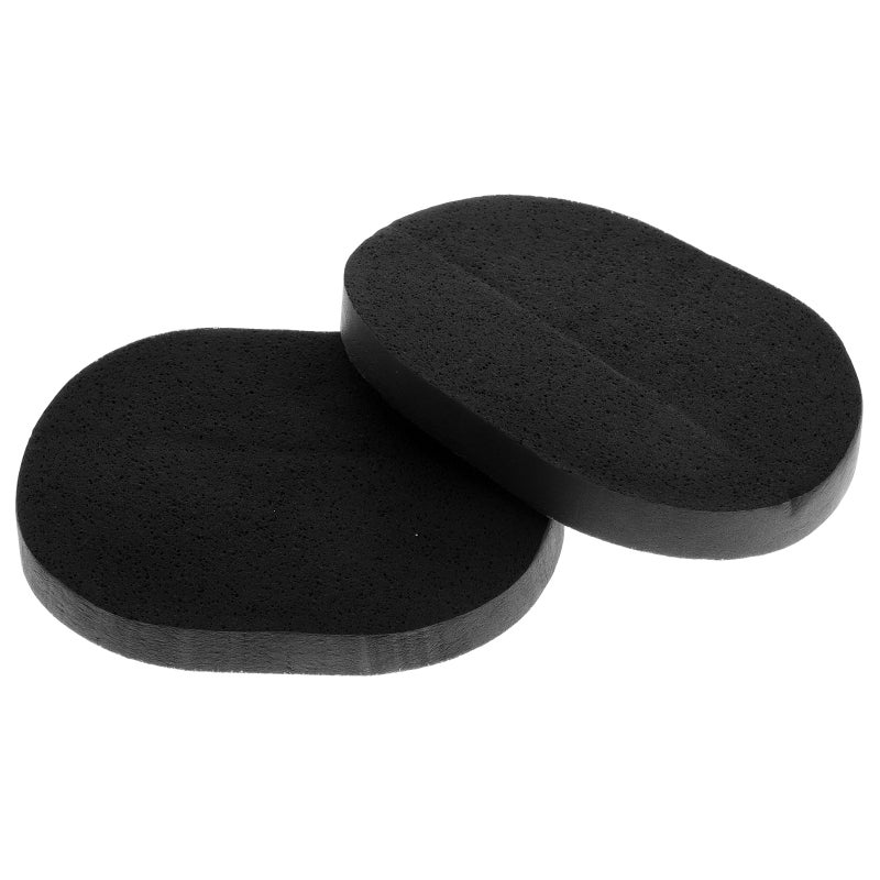 2pcs Black Facial Cleaning Sponge with Charcoal for Skin Cleansing Exfoliating - Image 3