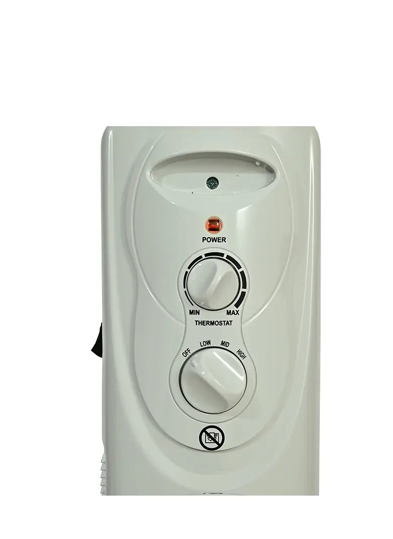 GENERAL SUPREME Electric Heater, 11 Fins, Distribution Fan, 2800 Watts, White  - Image 3