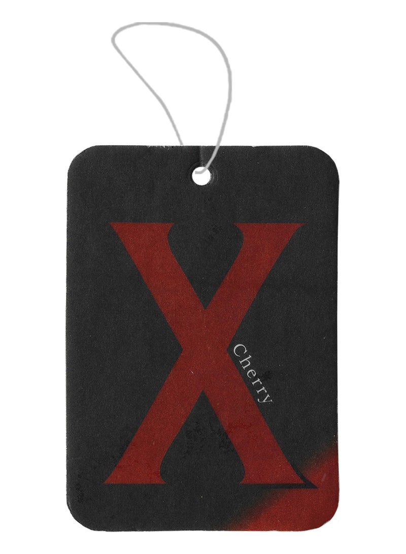 X Square Hanging Paper Card Air Freshener- Scent: Cherry (Pack Of 1Pcs) for car or home… - Image 2