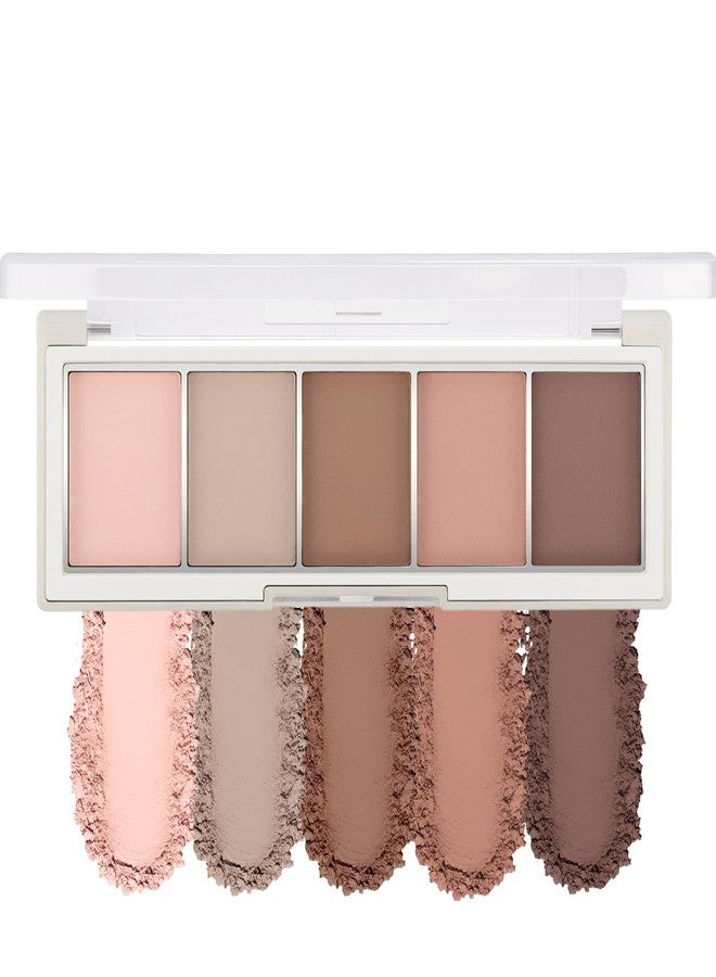 إريندي باليت ظلال العيون إريندي نيود نيوترال - 5 ألوان، باليت ظلال عيون بنية مطفية طبيعية، إطلالات مكياج عيون نيود باردة، باليت ظلال عيون مطفية سهلة الدمج للغاية، 02# - Image 1