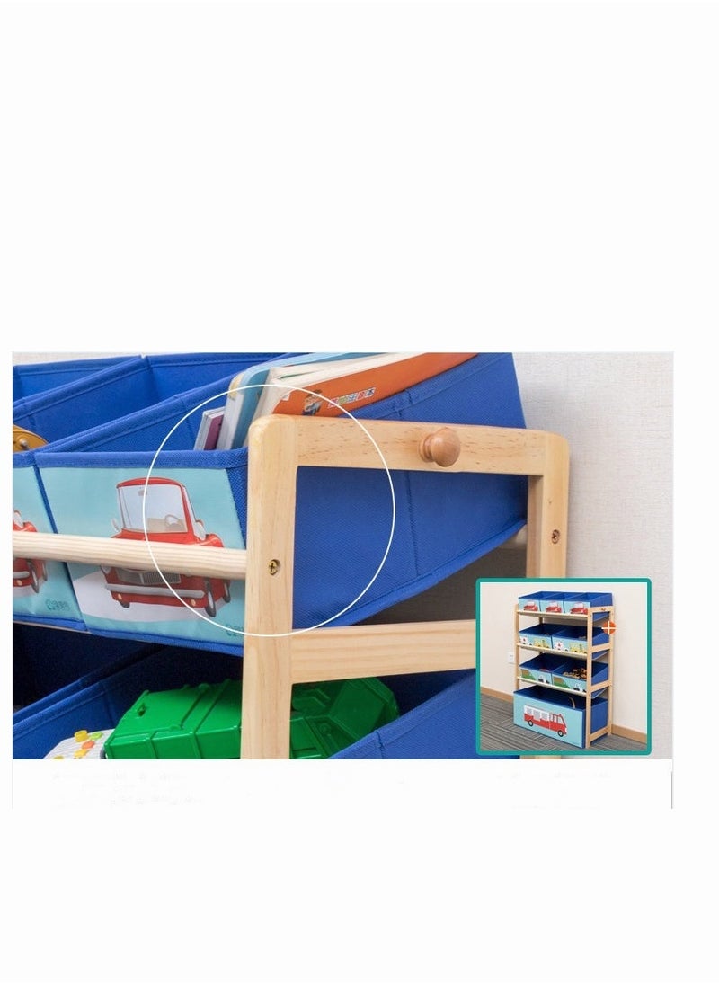 HotsUAE - Kids Toy Storage Organizer with 6 box, Toy Box and Storage Rack, for Living Room Bedroom - Image 1