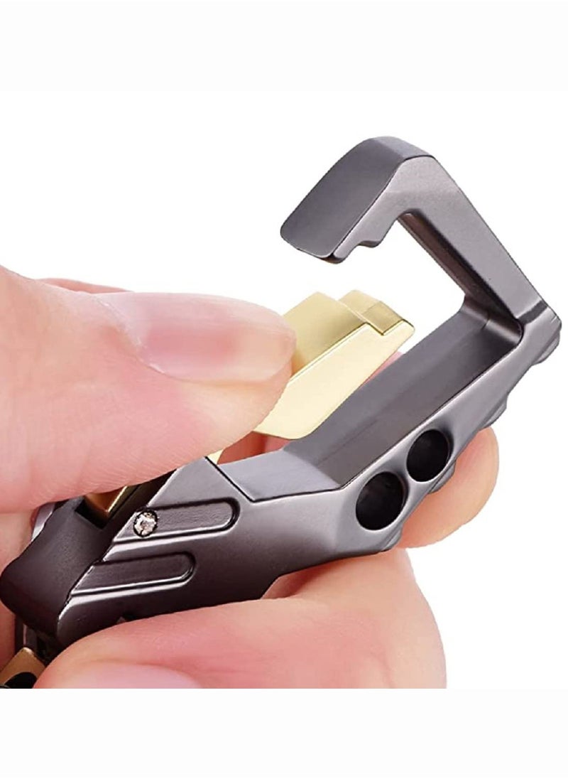 Key Chains EDC Key Rings Bottle Opener Keychain Car Keys Tactical Carabiner Keychain with Clip Llaveros de Hombre for Men and Women