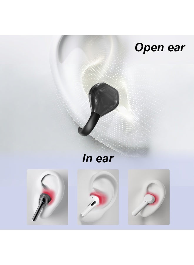 caijin Bluetooth earphones: wireless, clip-on, fast charging, HiFi sound quality, noise cancellation, sports performance, ultra-long battery life, ultra-long standby time - Image 5