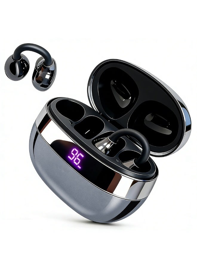 caijin Bluetooth earphones: wireless, clip-on, fast charging, HiFi sound quality, noise cancellation, sports performance, ultra-long battery life, ultra-long standby time - Image 1