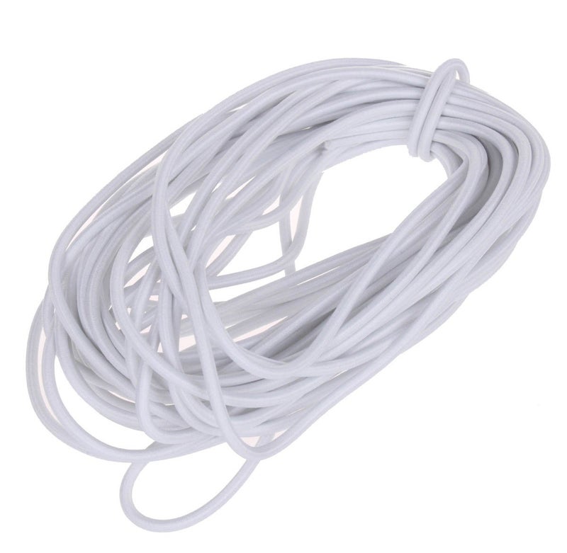Usew 1/8-Inch (3mm) White Heavy Stretch Round String Elastic Cord (Cut of 10 Yards) - Image 4