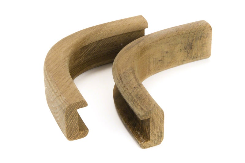 Whitecap Teak Outside Corner Track Bulkhead Molding, 3/4" - Image 2