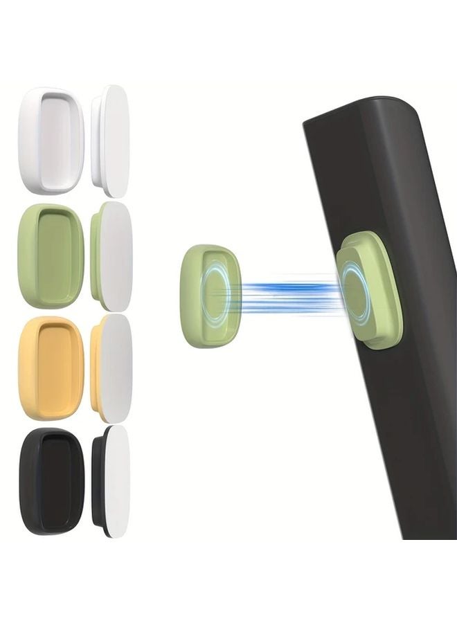 4pcs Colorful Magnetic Remote Control Holder Wall Mount Strong No Drilling - Image 1