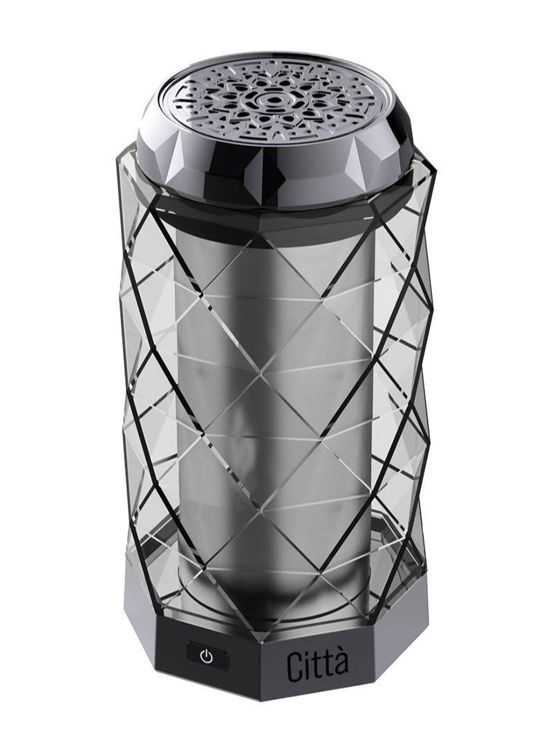 سيتا مبخرة كهربائية بخور بتصميم كريستالي فريد من نوعه، بطارية 2000 مللي أمبير في الساعة، مبخرة عود للسيارة مع صندوق - Image 1