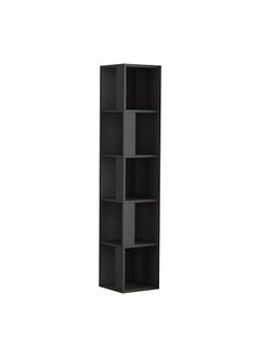 Mourah Home Piano Corner Bookcase - Dark Grey - 2 Years Warranty  - Image 3