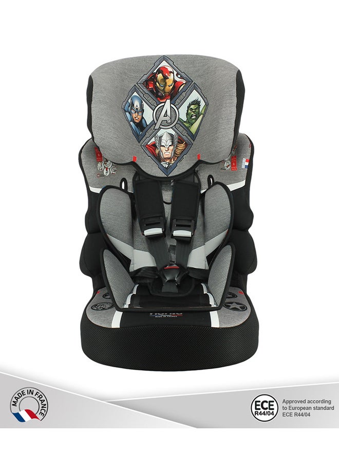 Nania Beline Carseat For Group 1/2/3, 2 To 10 Years, 9 - 36 Kg, Avengers Heroes, Grey  - Image 2
