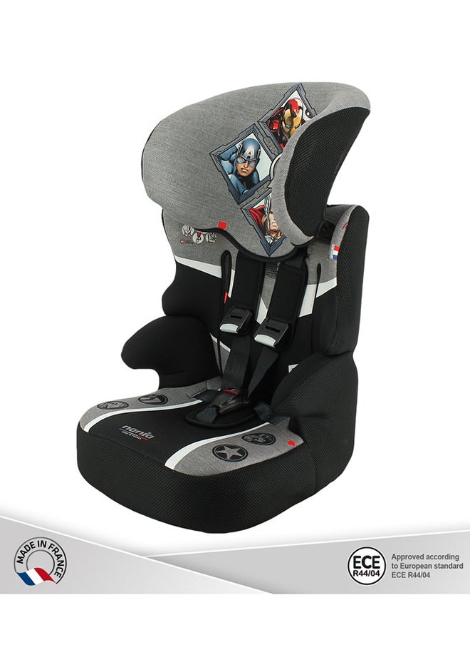 Nania Beline Carseat For Group 1/2/3, 2 To 10 Years, 9 - 36 Kg, Avengers Heroes, Grey  - Image 4