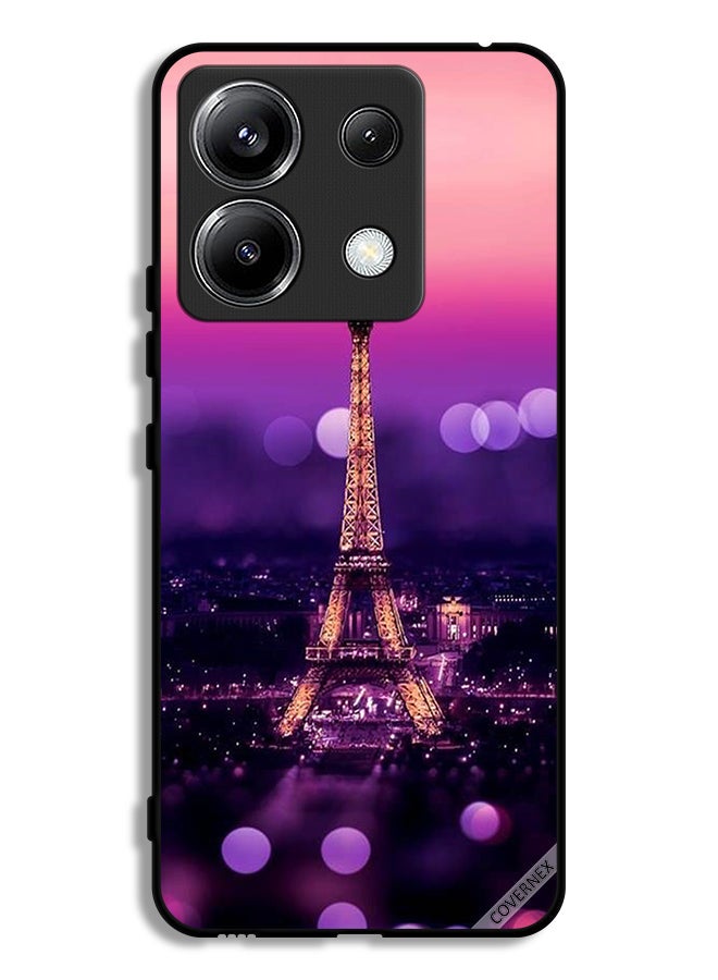 Covernex Xiaomi Poco X6 5G Protective Case Cover Eiffel Tower - Image 1
