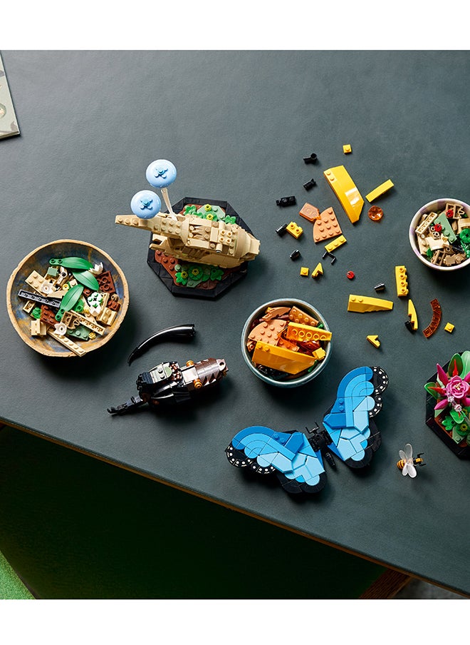 LEGO - Ideas The Insect Collection 21342 Collectible Building Set For Adults; Fun Gift For Nature-Lovers, With Life-Size Display Models Of A Blue Morpho Butterfly, Hercules Beetle And Chinese Mantis (1,111 Pieces) - Image 1