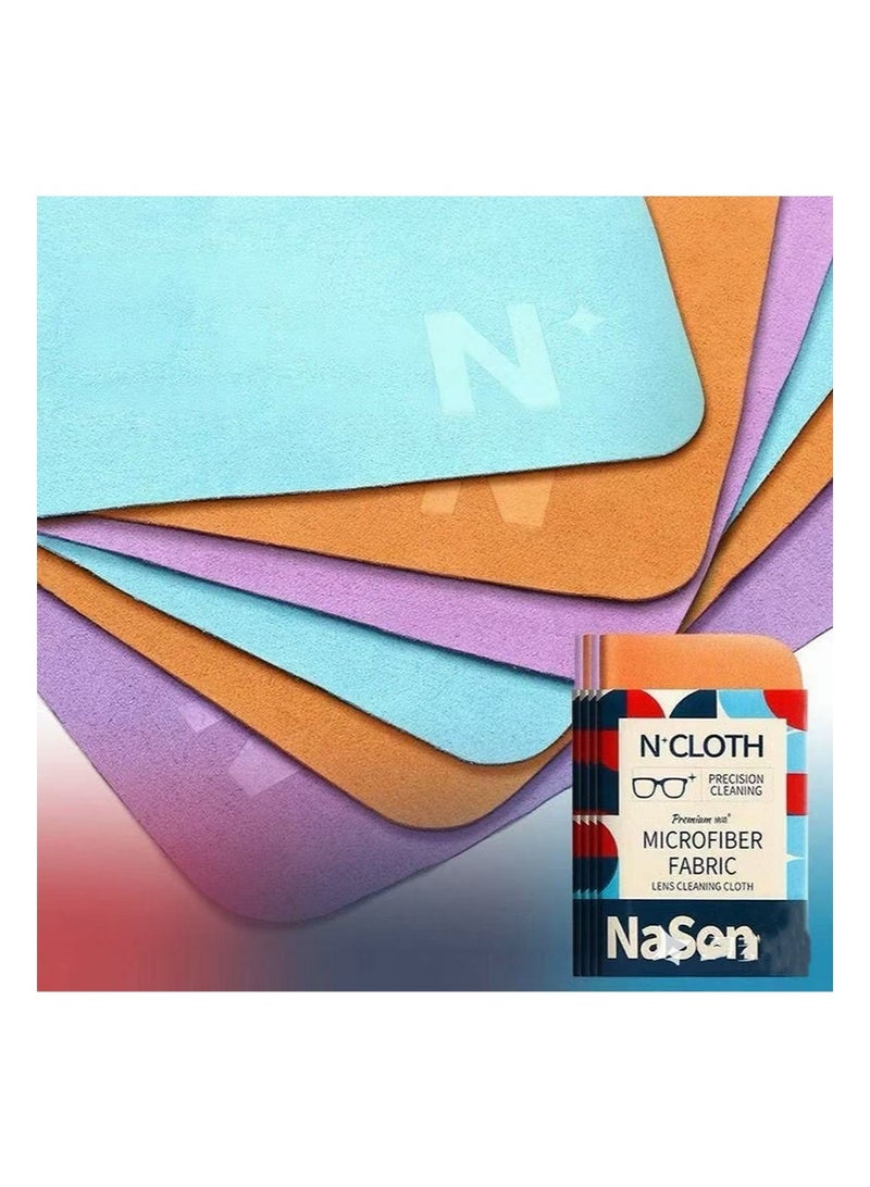 NaSon Eyeglass Lens Cleaning Kit，60ml Travel Size Lens Cleaning Spray Bottle + 1 Microfiber Cleaning Cloth，Suitable for Glasses And Electronics（Purple） - Image 4