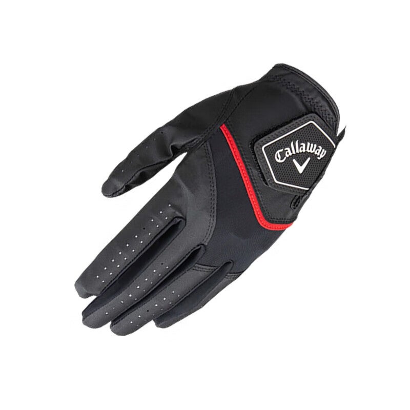 Callaway Golf Glove for Men, WARBIRD Anti-Slip Comfortable Wear-Resistant Sweat-Absorbing Breathable Left Hand Single New Style Black And Red 23 - Image 3
