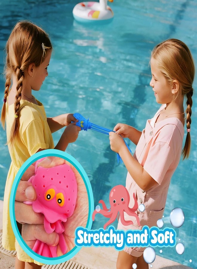 Babelshar 4 Pcs Octopus Water Balls Bath Toy, Sensory Stress Relief Floating Pool Beach Bathtub Toy Reusable Water Bomb Splash Balls, Easter and Christmas Goodie Bag Fillers for Baby Toddler Kids - Image 4