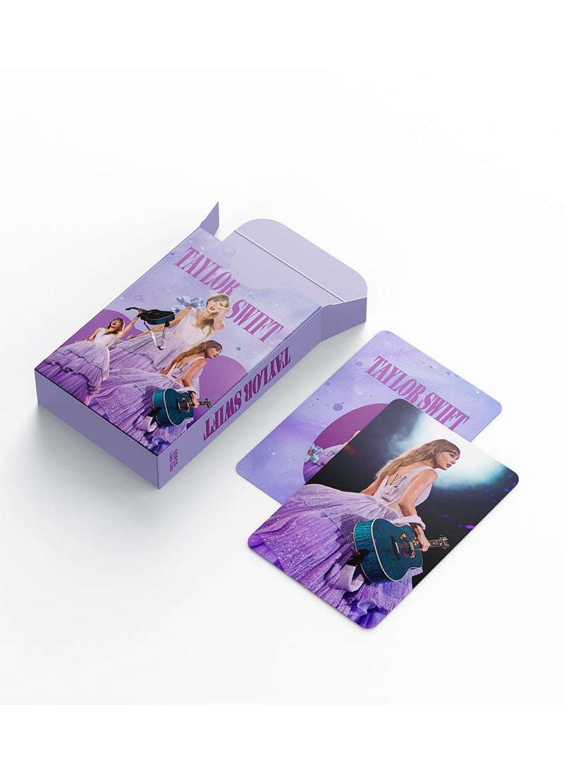 Taylor Swift 55Pcs LOMO Cards Taylor Swift World Tour 1987 Album PhotoCards 2024 Members Collectors Poster Greeting Card