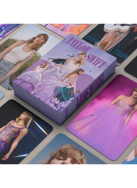 Taylor Swift 55Pcs LOMO Cards Taylor Swift World Tour 1987 Album PhotoCards 2024 Members Collectors Poster Greeting Card