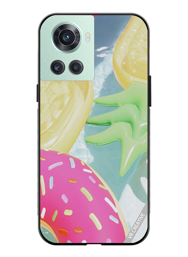 VR CREATIVE Protective Case Cover For OnePlus 10R Pool Fun Design Multicolour - Image 1