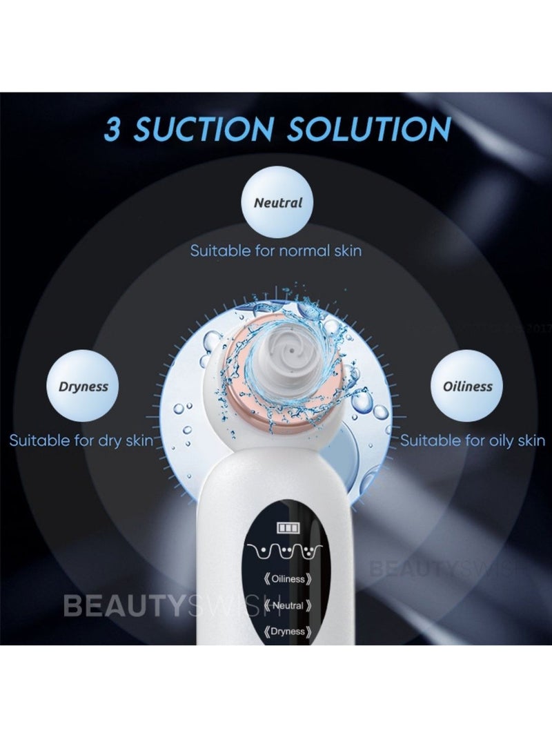 Prime by javaudan Super Micro Bubble Blackhead Remover Vacuum – 6 Heads, 3 Suction Levels, Deep Pore Cleanser with Water Cycle Technology for Face - Image 4