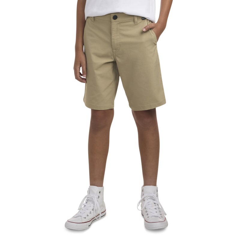 Hurley Boys' Dri-FIT Walk Shorts, Khaki, 12 - Image 2