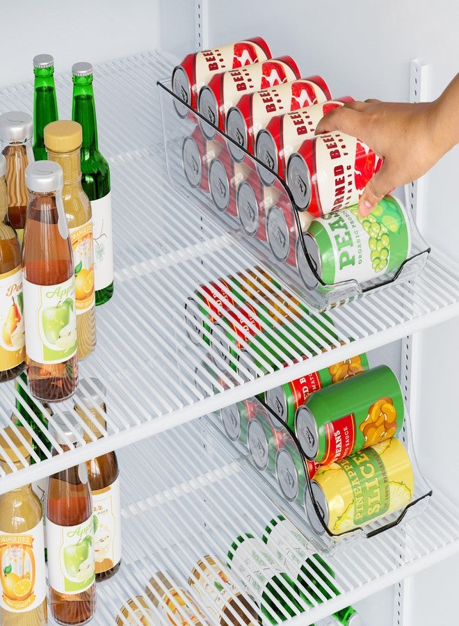 Utopia Kitchen Soda Can Organizer and Dispenser for Refrigerator/Pantry - Durable Can Storage Organizer Fridge & Kitchen Organization - (Clear, Set of 6) - Image 5