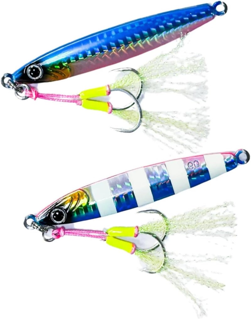 Jiggat Hunter Tungsten Jig - BP Stripe - 30g