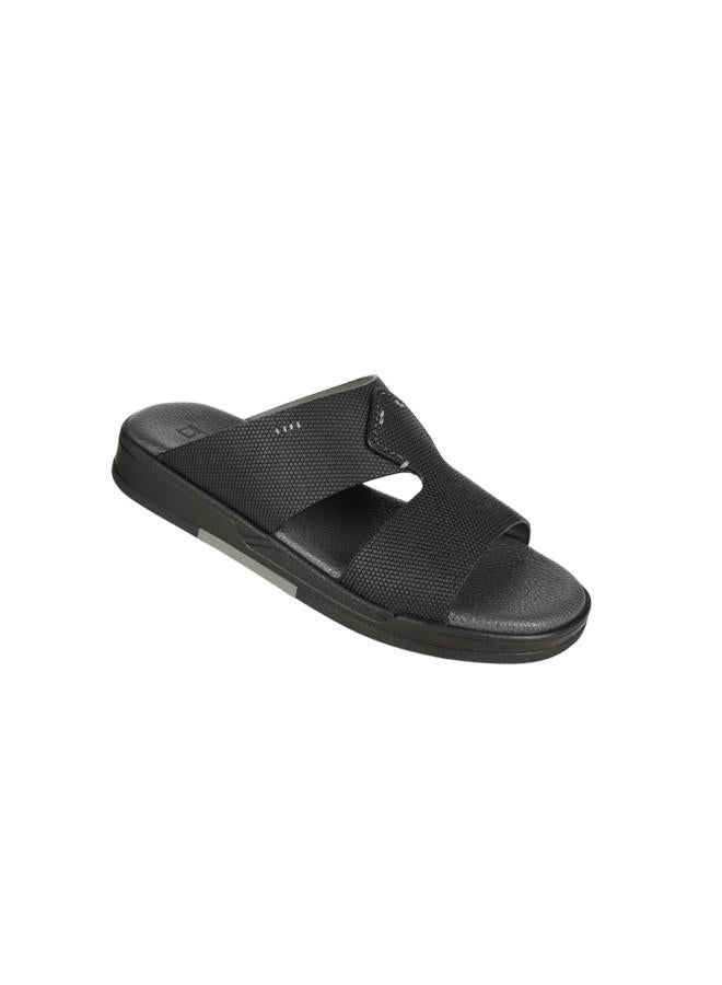 barjeel uno 008-3663 Barjeel Uno Mens Arabic Sandals MSA134 Black - Image 2