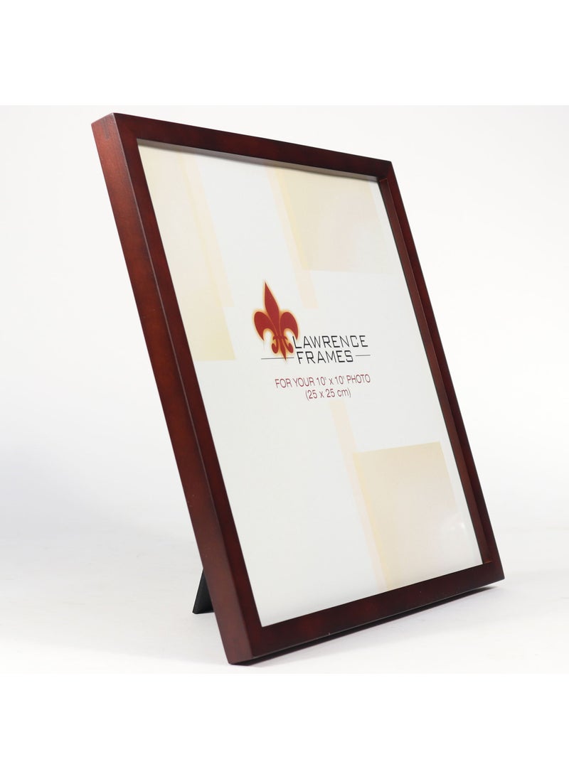 Lawrence Frames Lawrence Frames 755910 Espresso Wood Picture Frame  Dark Walnut  10x10  - Image 2
