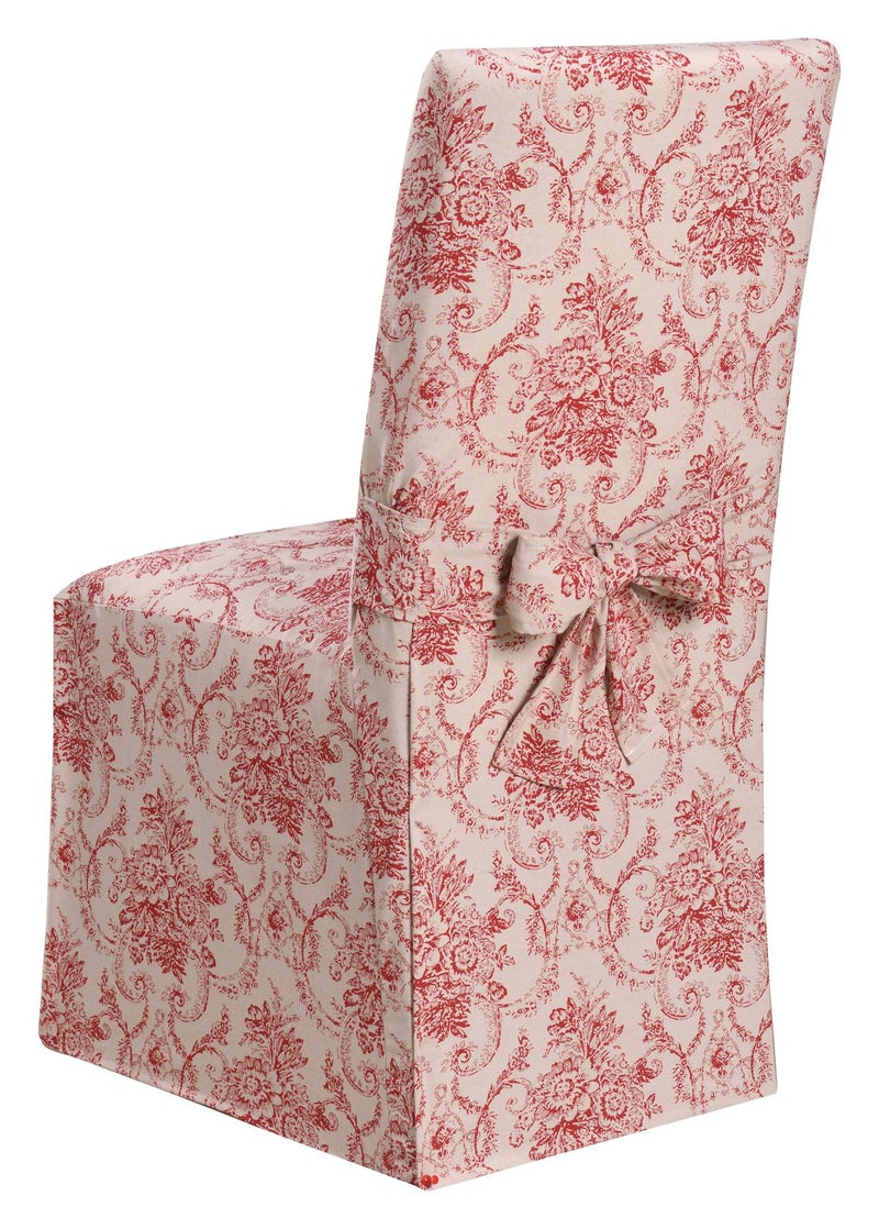 Madison Madison ChatDRCRD Chateau Slipcover Slicover Red Dining Room Chair 