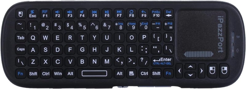 iPazzPort 2.4G+Bluetooth Wireless Mini Keyboard with Touchpad and Mouse Compact Design,Portable Lightweight for Firestick TV/PC/Android/iOS/Raspberry/HTPC - Image 1