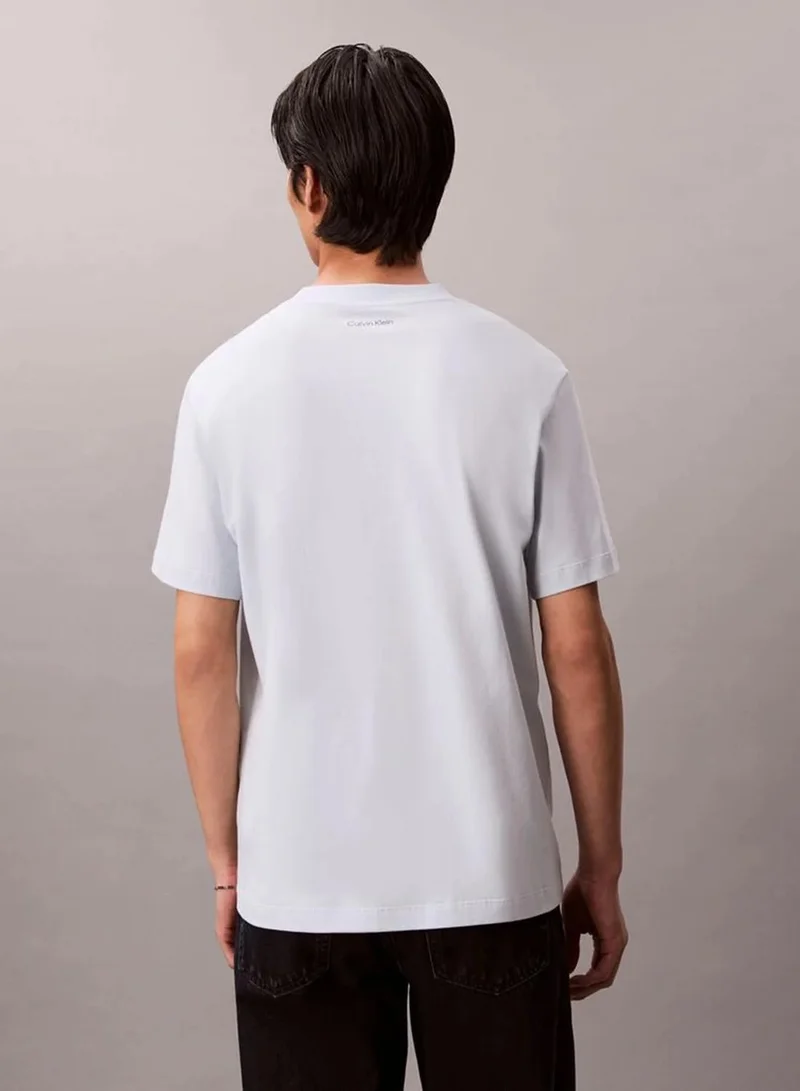 Calvin Klein Plein Air Embroidered Logo T-Shirt for Men | Best Price UAE