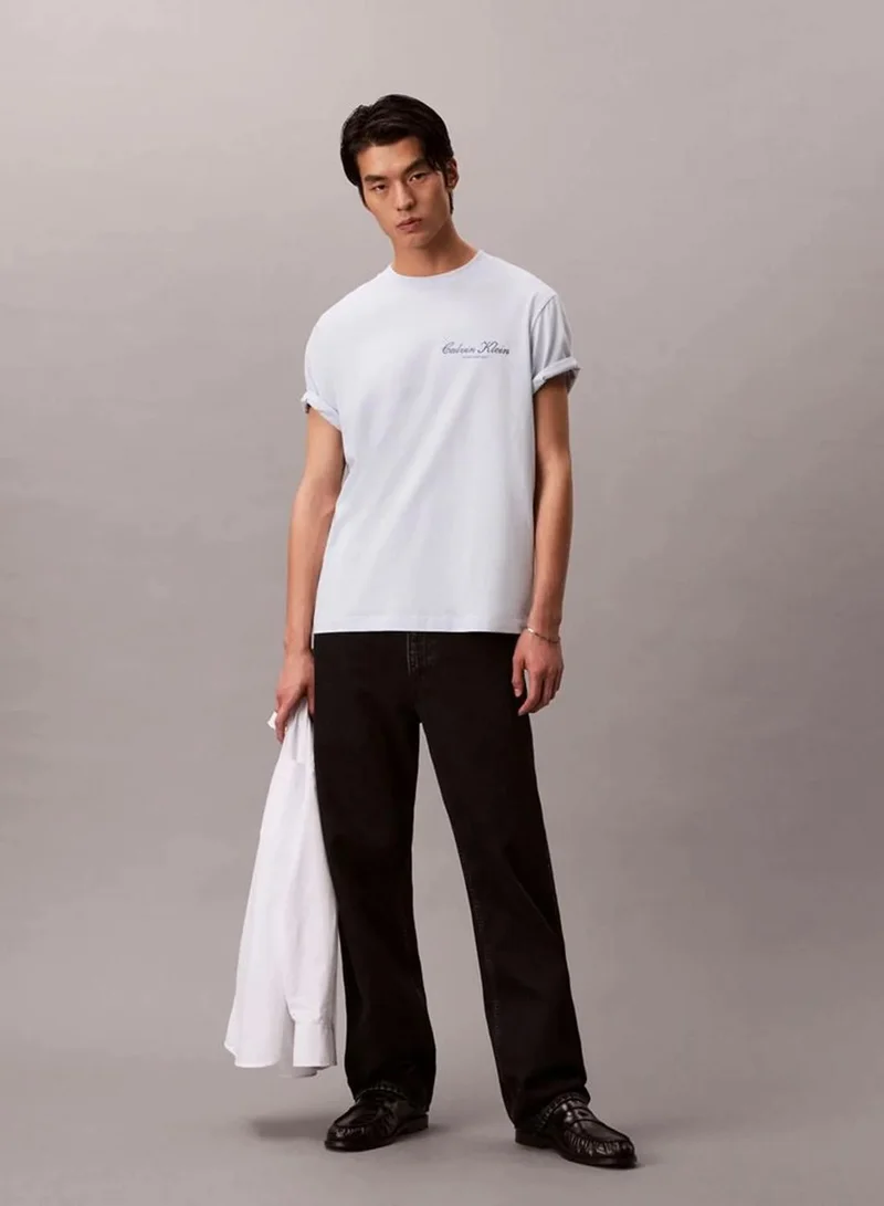 Calvin Klein Plein Air Embroidered Logo T-Shirt for Men | Best Price UAE