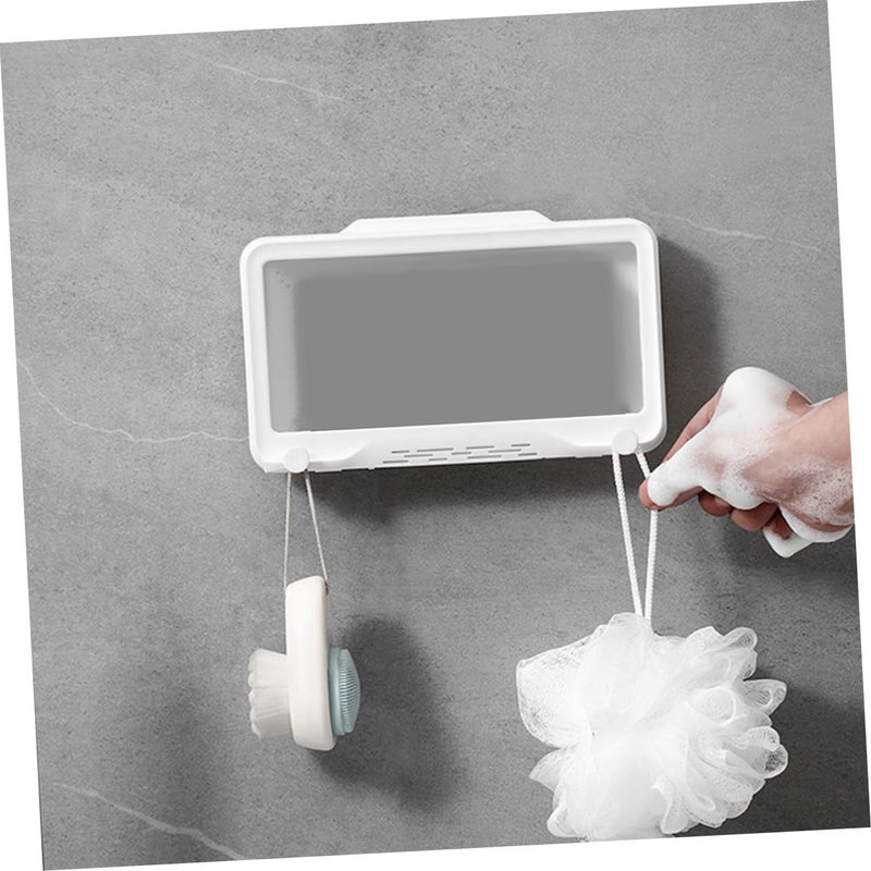 Tough Metal Shower Phone Holder With Wall Mount Punch Free Design High Sensitivity Touchscreen For Bathroom Kitchen - Image 4