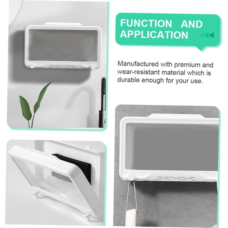 Tough Metal Shower Phone Holder With Wall Mount Punch Free Design High Sensitivity Touchscreen For Bathroom Kitchen - Image 3