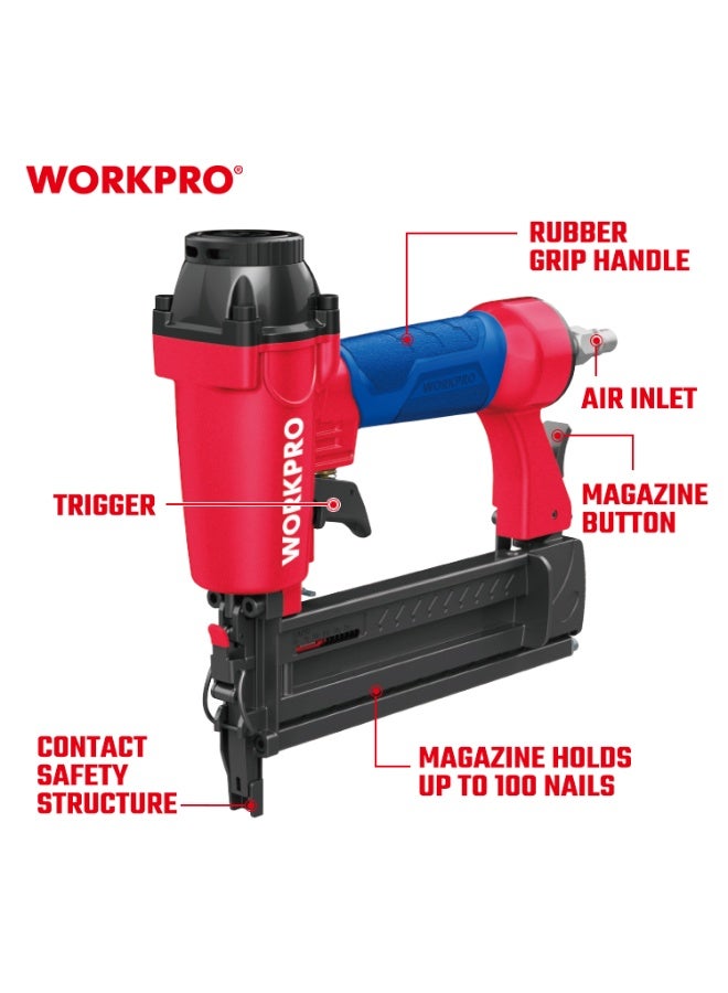 WORKPRO Pneumatic 2 in 1 combo Nailer WORKPRO - Image 5