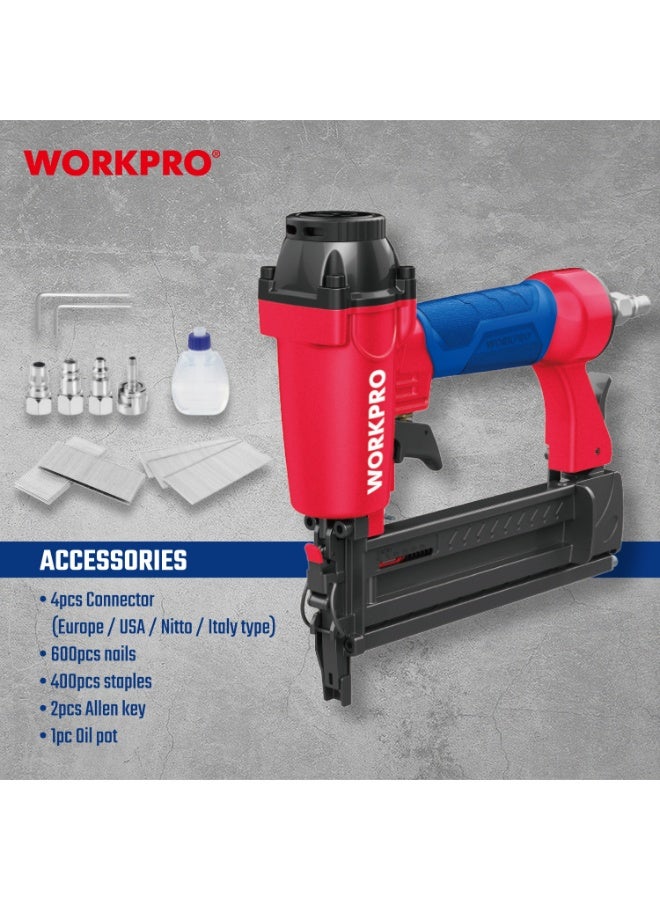 WORKPRO Pneumatic 2 in 1 combo Nailer WORKPRO - Image 4