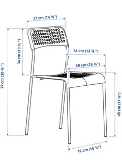 Plastic Dining Chair for Living Room, Dining Chair for Home, Kitchen, Indoor and Outdoor like patio, Terrace and Garden, Plastic Dining Chair for Bedroom From Pixels Furniture - pzsku/Z65847173DB3A72AE3256Z/45/_/1734166178/880ecc89-0323-4e66-83ee-dfe967a4154f