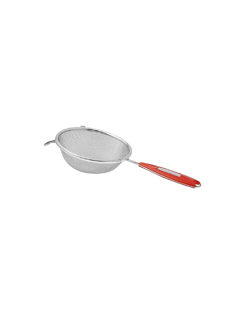 Kuber Industries - Stainless Steel Soup And Juice Strainer Liquid Filter 15cm Diameter Set Of 1 Pcs Silver Standard - Image 1