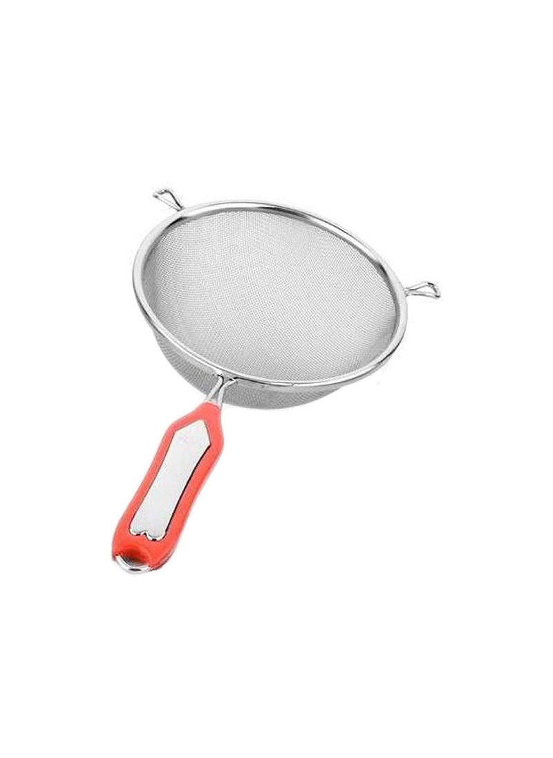 Kuber Industries - Stainless Steel Soup And Juice Strainer Liquid Filter 15cm Diameter Set Of 1 Pcs Silver Standard - Image 1