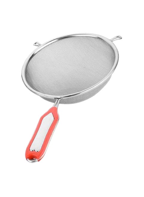 Stainless Steel Soup And Juice Strainer Liquid Filter 15cm Diameter Set Of 1 Pcs Silver Standard