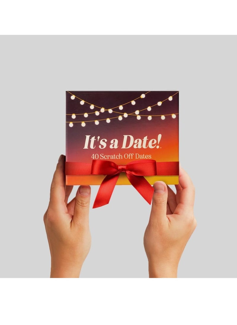 It'S A Date!40 Fun And Romantic Scratch Off Date Ideas For Him Her Girlfriend Boyfriend Wife Or Husband Perfect For Date Night Couples Gift For Valentine'S Day Anniversaries And Birthdays
